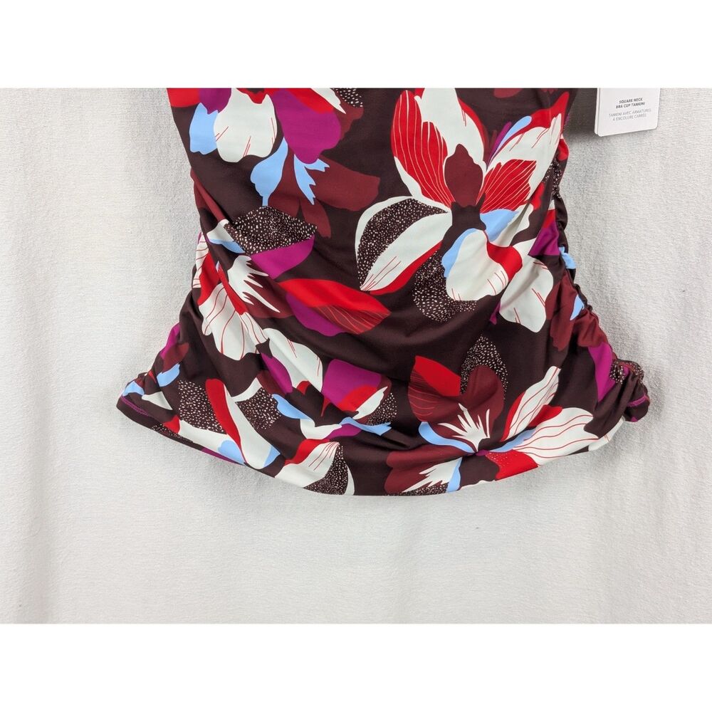 Athleta Square Neck Bra Cup Tankini Women's Size 38 D/DD NWT - Picture 4 of 12